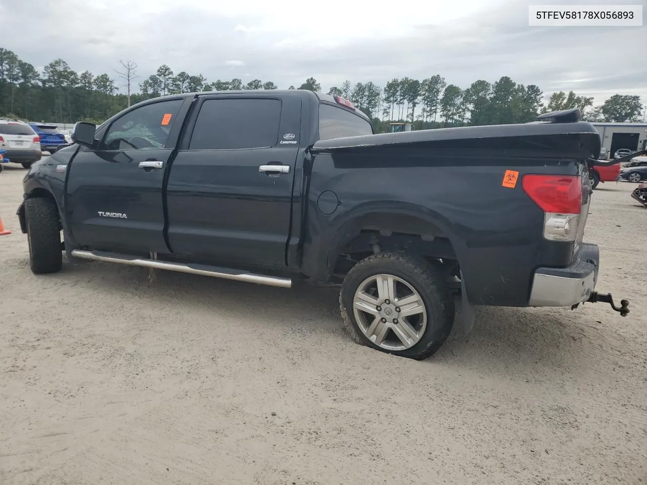 2008 Toyota Tundra Crewmax Limited VIN: 5TFEV58178X056893 Lot: 70182644