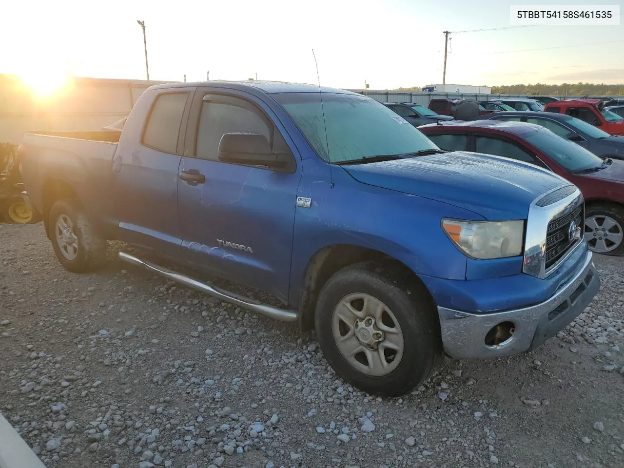 2008 Toyota Tundra Double Cab VIN: 5TBBT54158S461535 Lot: 70505704