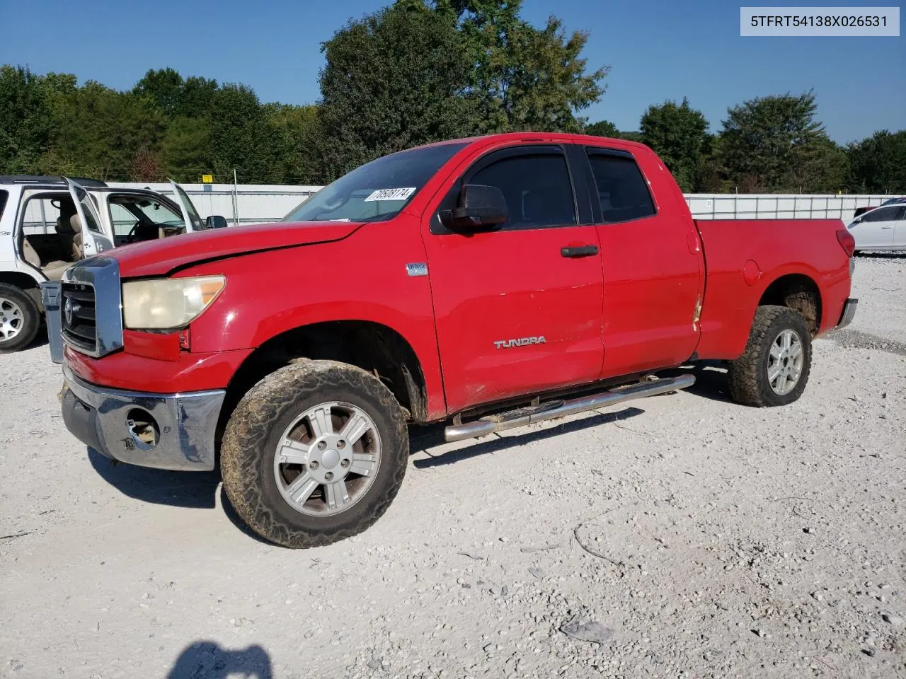 5TFRT54138X026531 2008 Toyota Tundra Double Cab