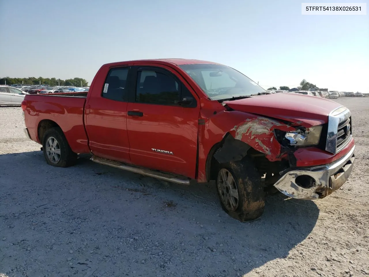 5TFRT54138X026531 2008 Toyota Tundra Double Cab