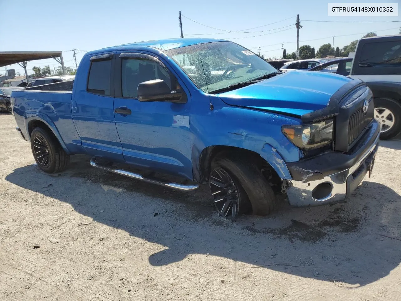 2008 Toyota Tundra Double Cab VIN: 5TFRU54148X010352 Lot: 70515804