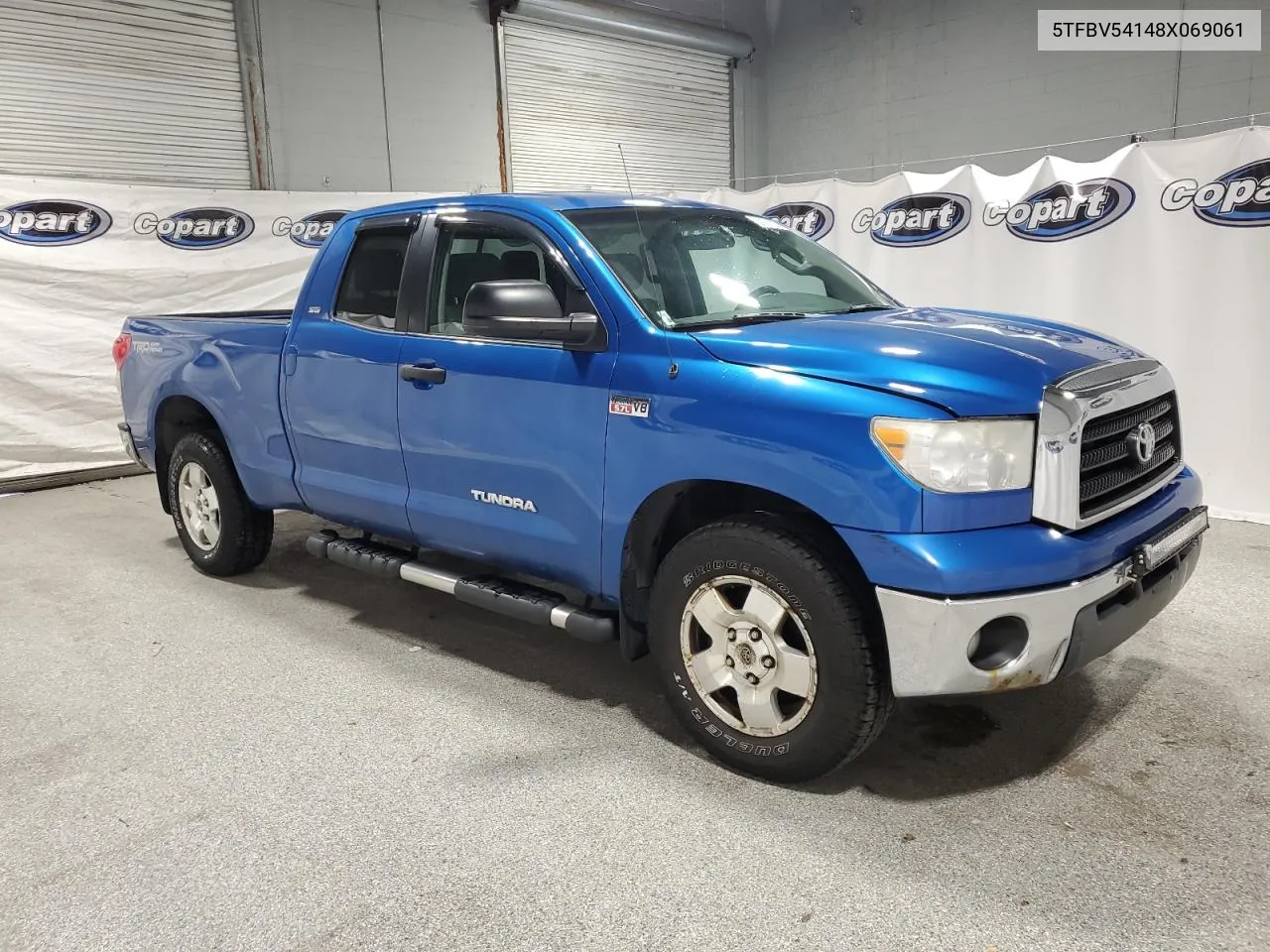 2008 Toyota Tundra Double Cab VIN: 5TFBV54148X069061 Lot: 70592864