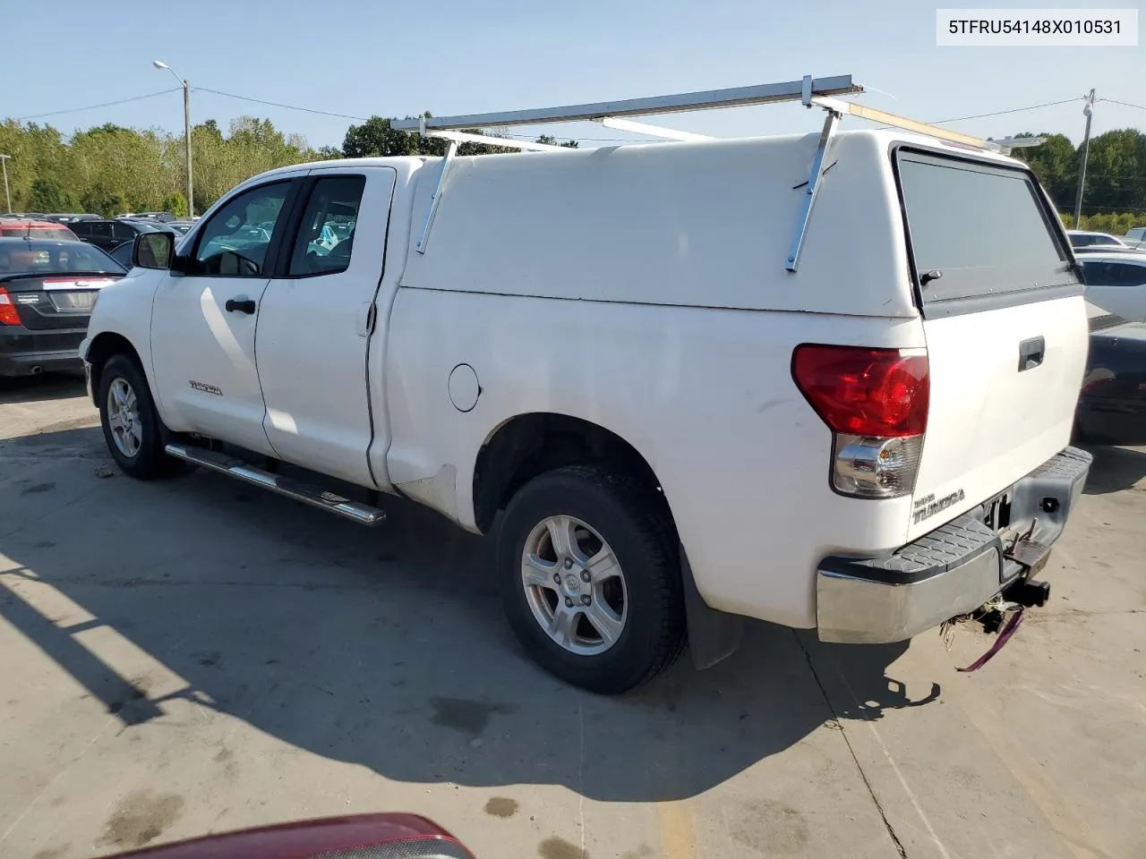 2008 Toyota Tundra Double Cab VIN: 5TFRU54148X010531 Lot: 70692664