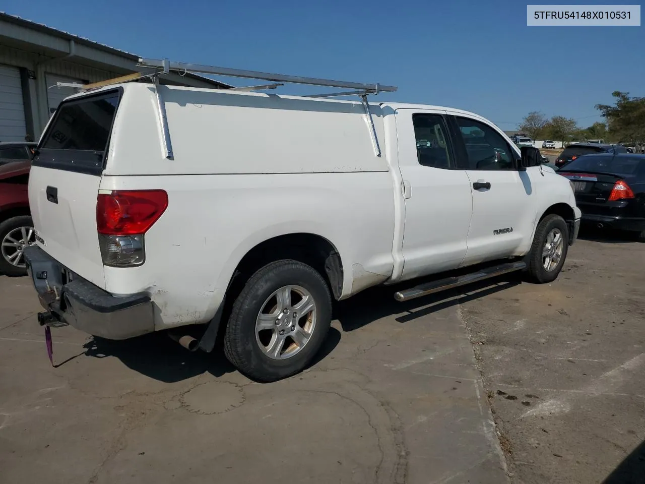 2008 Toyota Tundra Double Cab VIN: 5TFRU54148X010531 Lot: 70692664