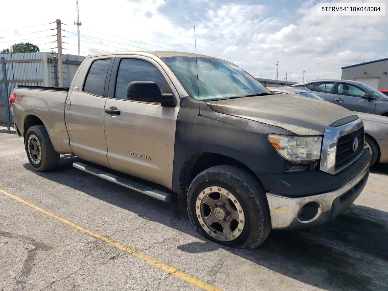 2008 Toyota Tundra Double Cab VIN: 5TFRV54118X048084 Lot: 70710674