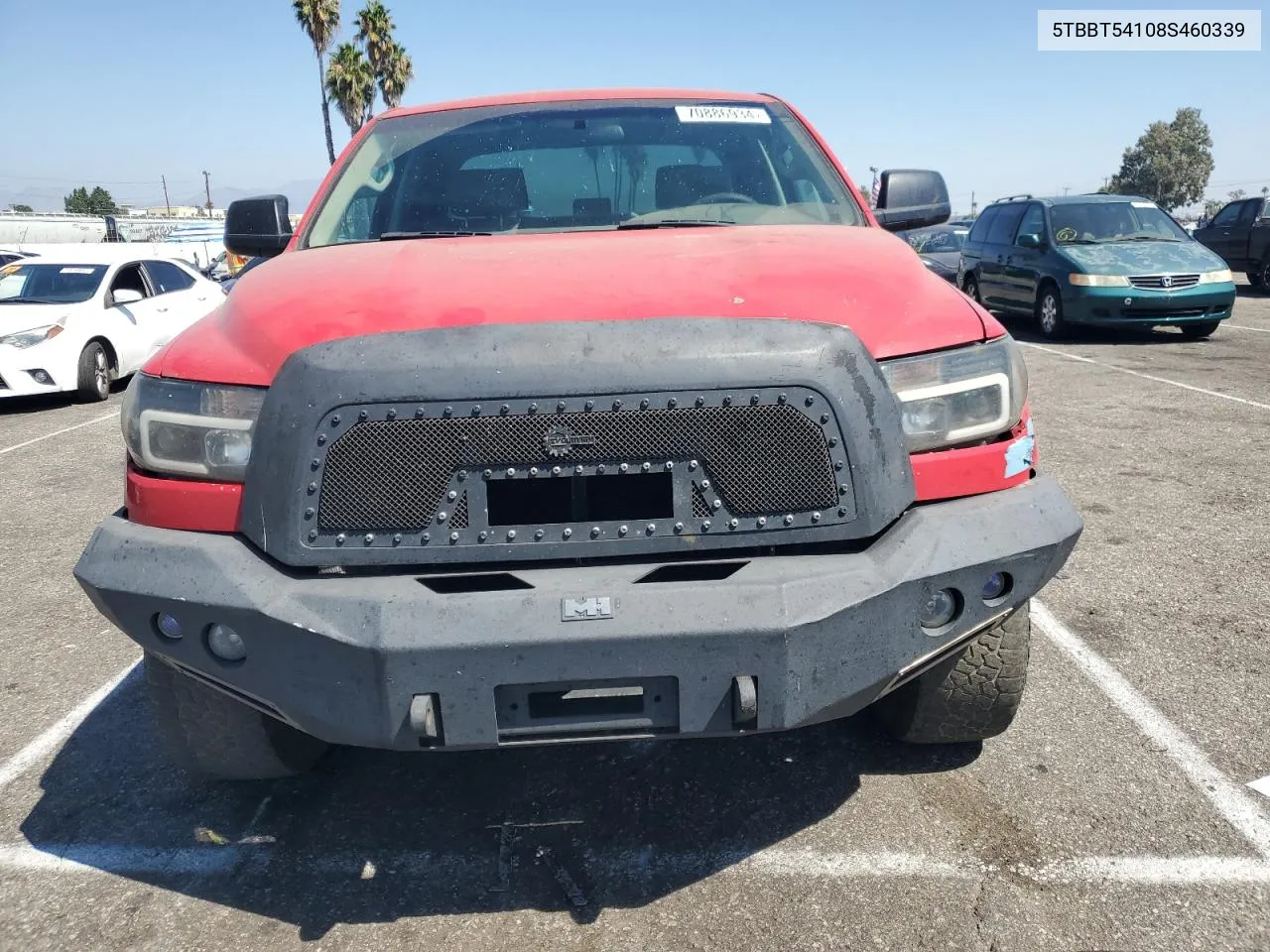 2008 Toyota Tundra Double Cab VIN: 5TBBT54108S460339 Lot: 70886934