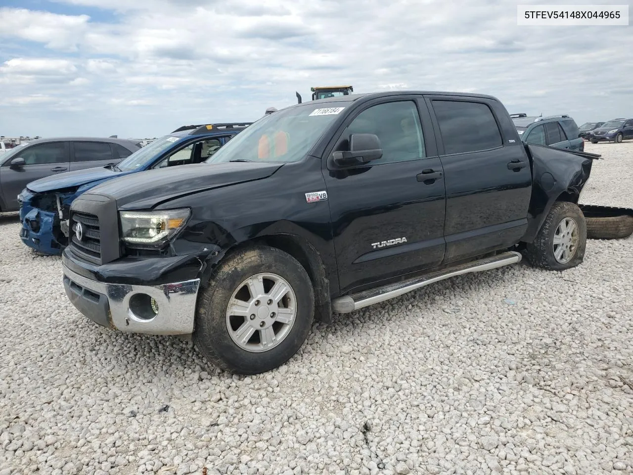 2008 Toyota Tundra Crewmax VIN: 5TFEV54148X044965 Lot: 71166184