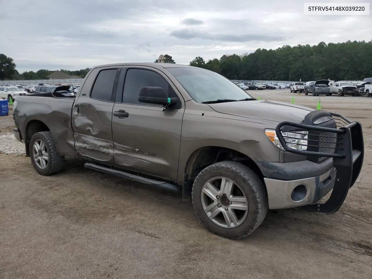 2008 Toyota Tundra Double Cab VIN: 5TFRV54148X039220 Lot: 71215144