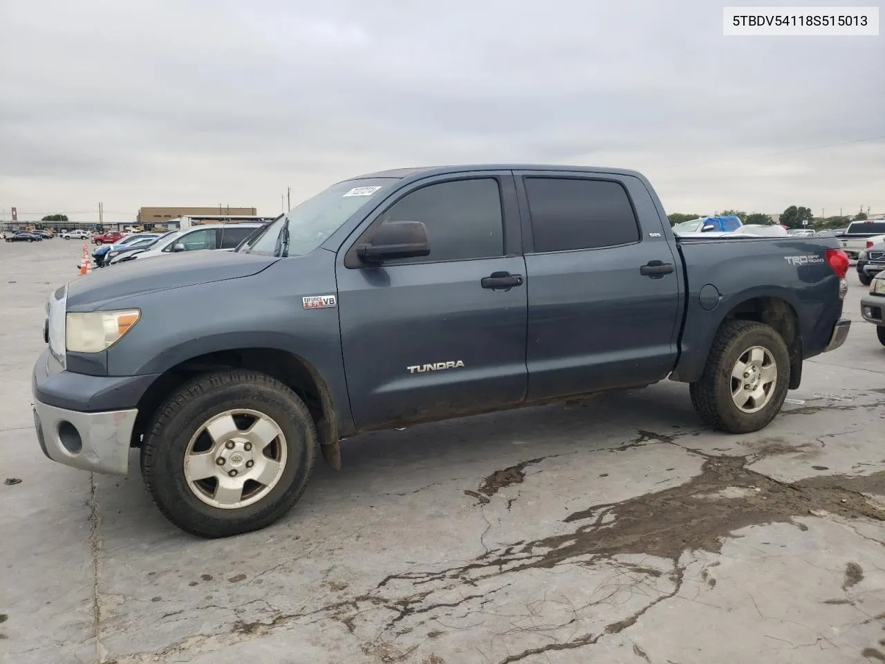 2008 Toyota Tundra Crewmax VIN: 5TBDV54118S515013 Lot: 71227274