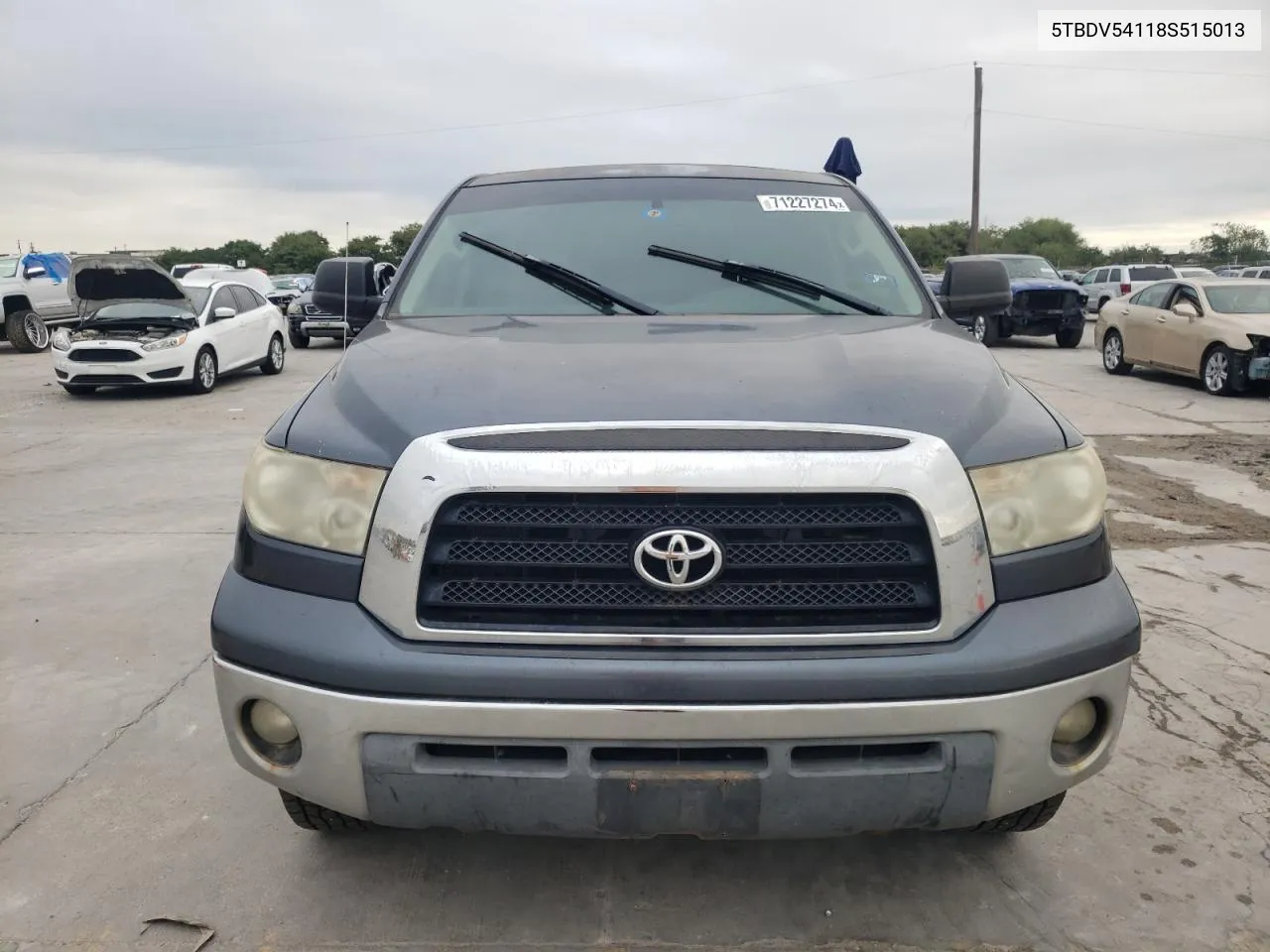 2008 Toyota Tundra Crewmax VIN: 5TBDV54118S515013 Lot: 71227274