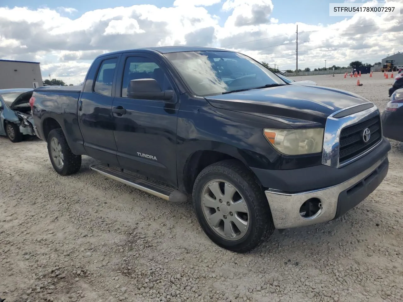 2008 Toyota Tundra Double Cab VIN: 5TFRU54178X007297 Lot: 71392954