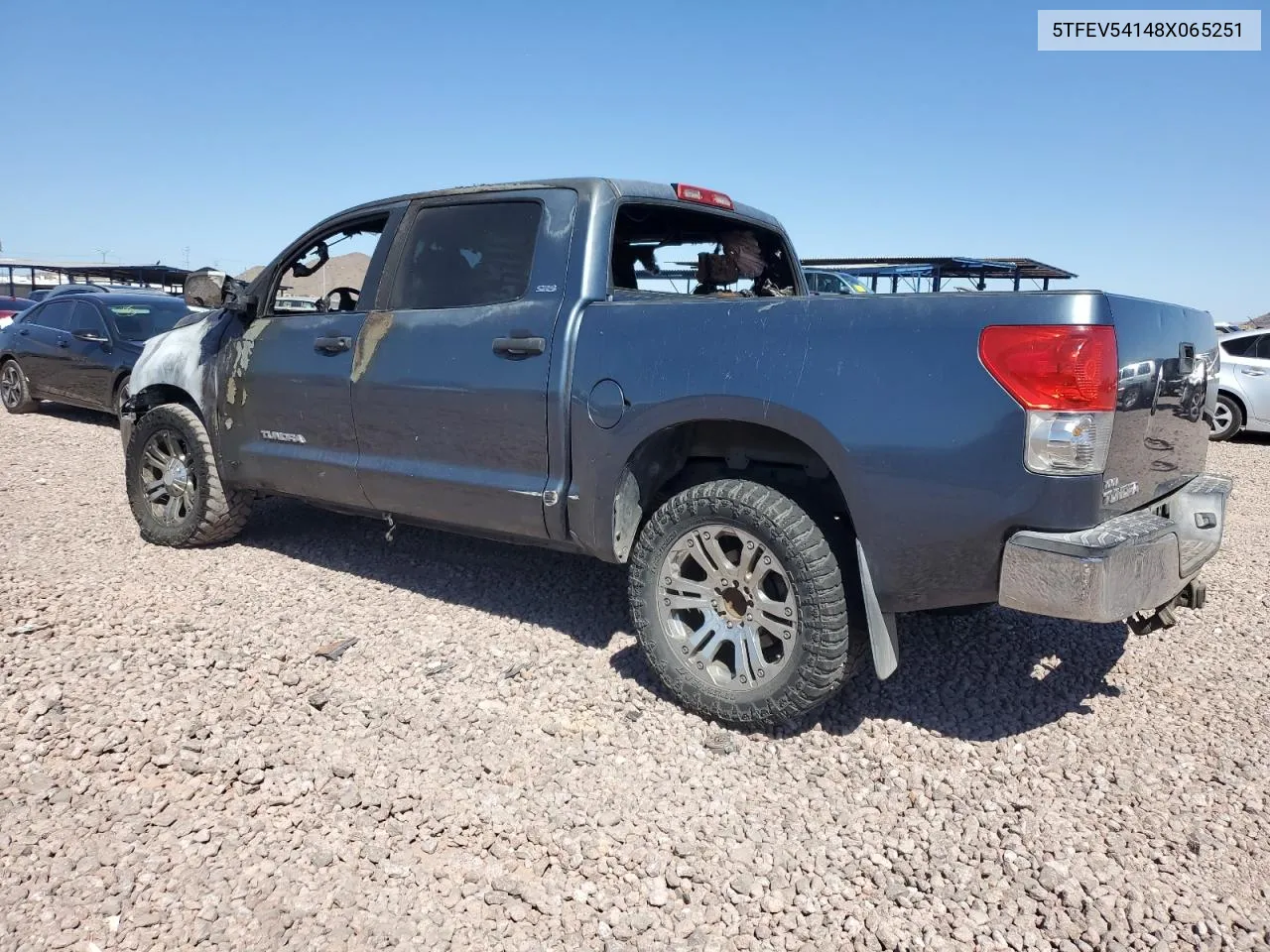 2008 Toyota Tundra Crewmax VIN: 5TFEV54148X065251 Lot: 71472994