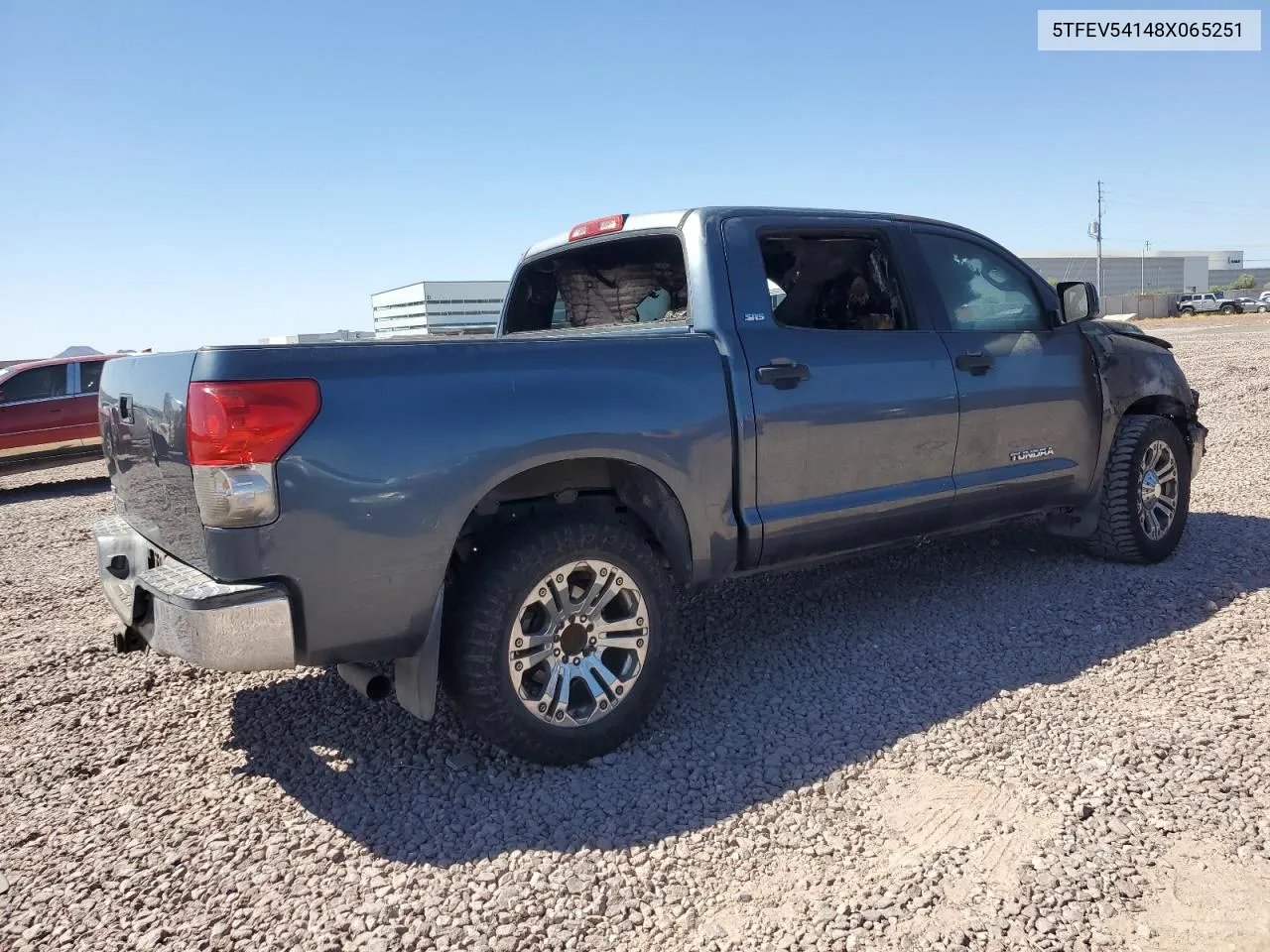 2008 Toyota Tundra Crewmax VIN: 5TFEV54148X065251 Lot: 71472994