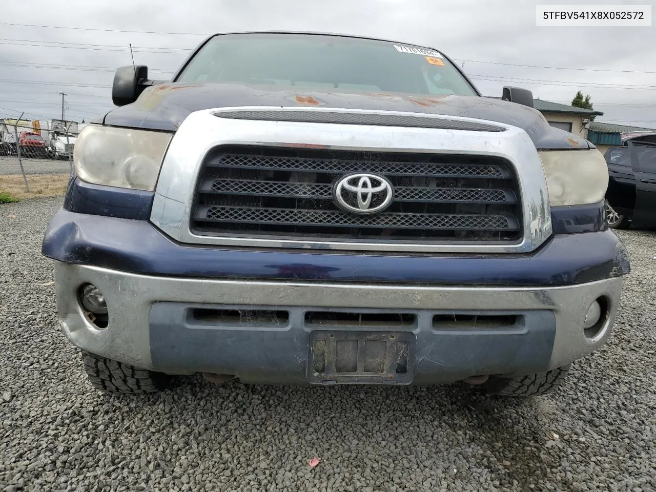 2008 Toyota Tundra Double Cab VIN: 5TFBV541X8X052572 Lot: 71761594