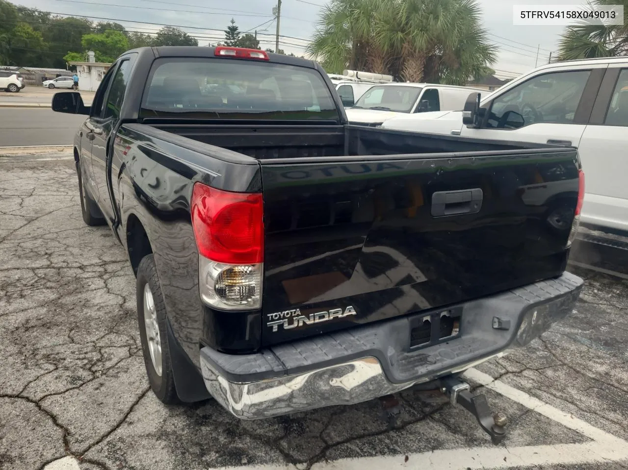 2008 Toyota Tundra Double Cab VIN: 5TFRV54158X049013 Lot: 71849884