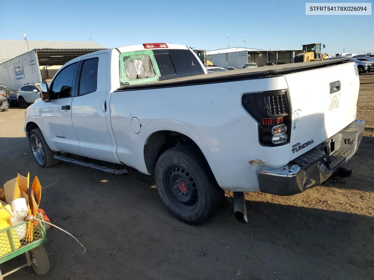 2008 Toyota Tundra Double Cab VIN: 5TFRT54178X026094 Lot: 71866524