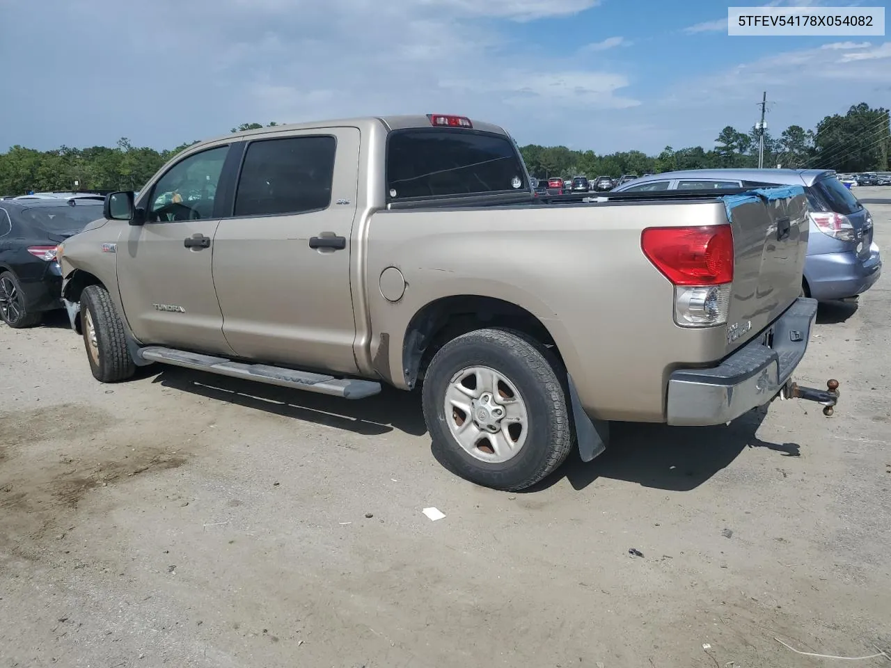 2008 Toyota Tundra Crewmax VIN: 5TFEV54178X054082 Lot: 71948724