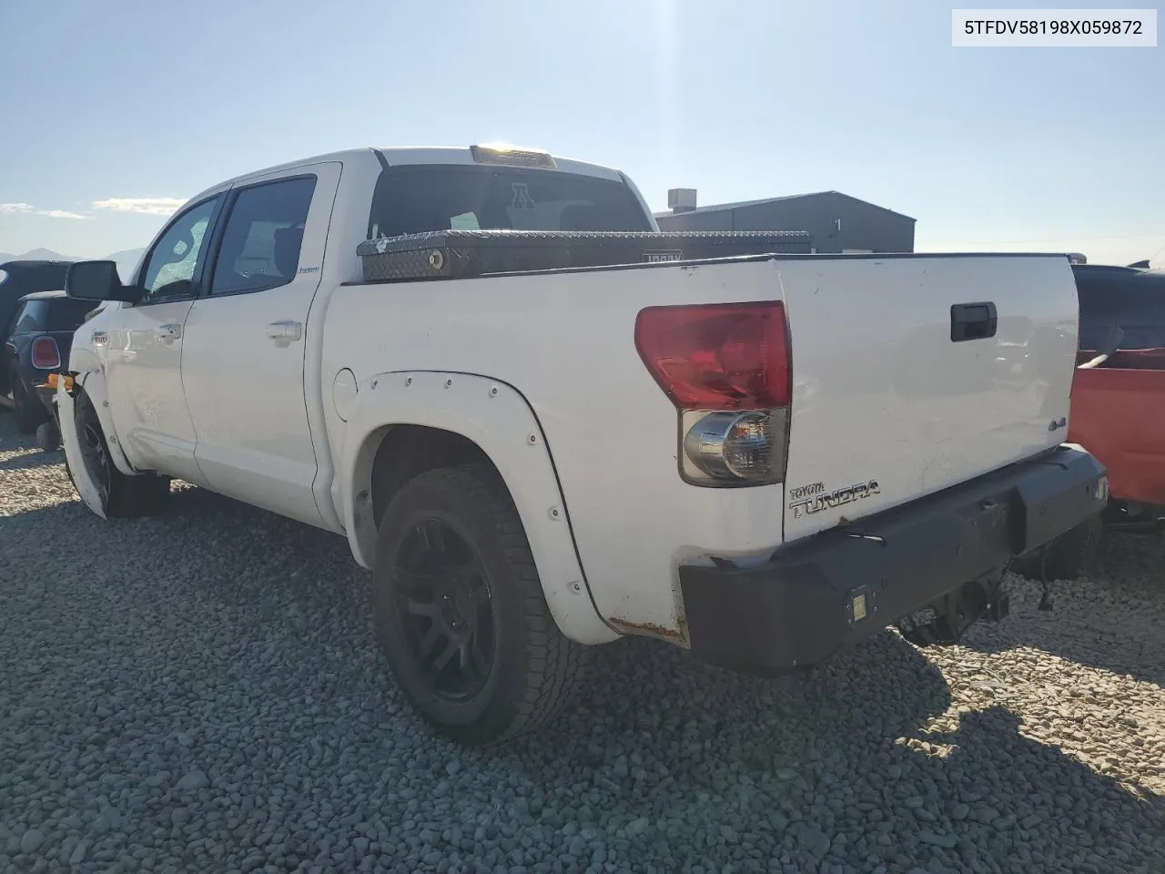 2008 Toyota Tundra Crewmax Limited VIN: 5TFDV58198X059872 Lot: 72093714