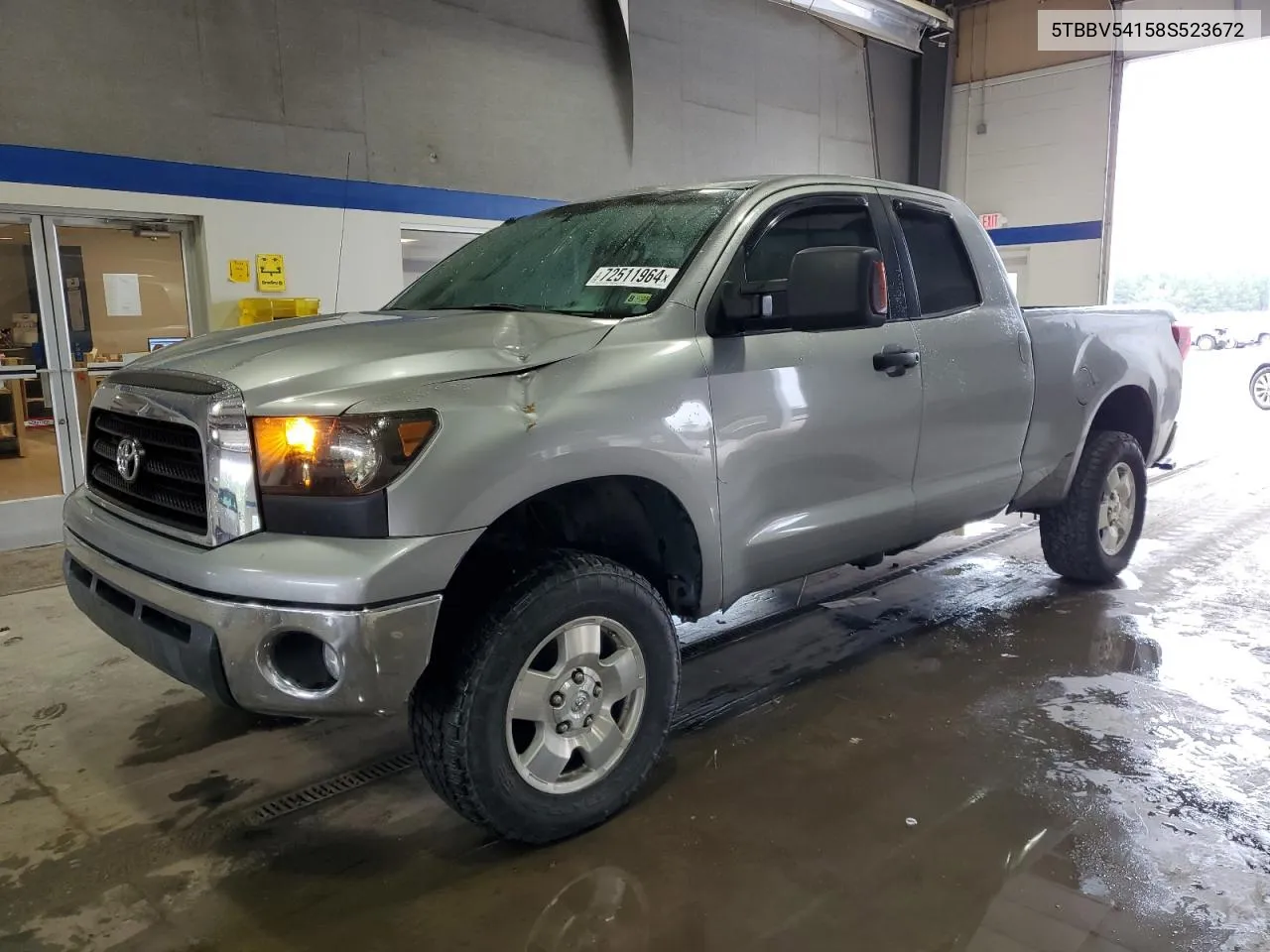 2008 Toyota Tundra Double Cab VIN: 5TBBV54158S523672 Lot: 72511964