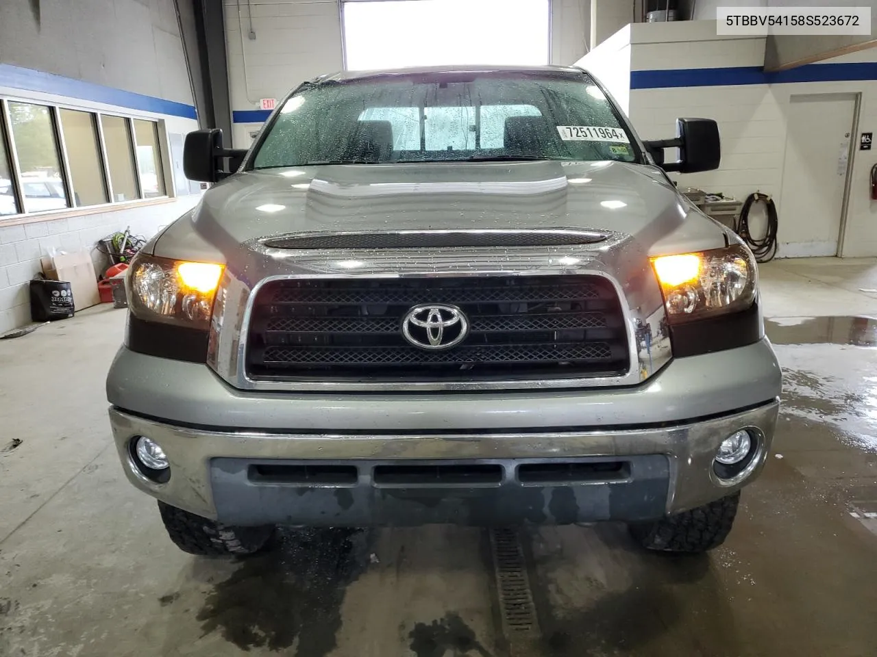 2008 Toyota Tundra Double Cab VIN: 5TBBV54158S523672 Lot: 72511964