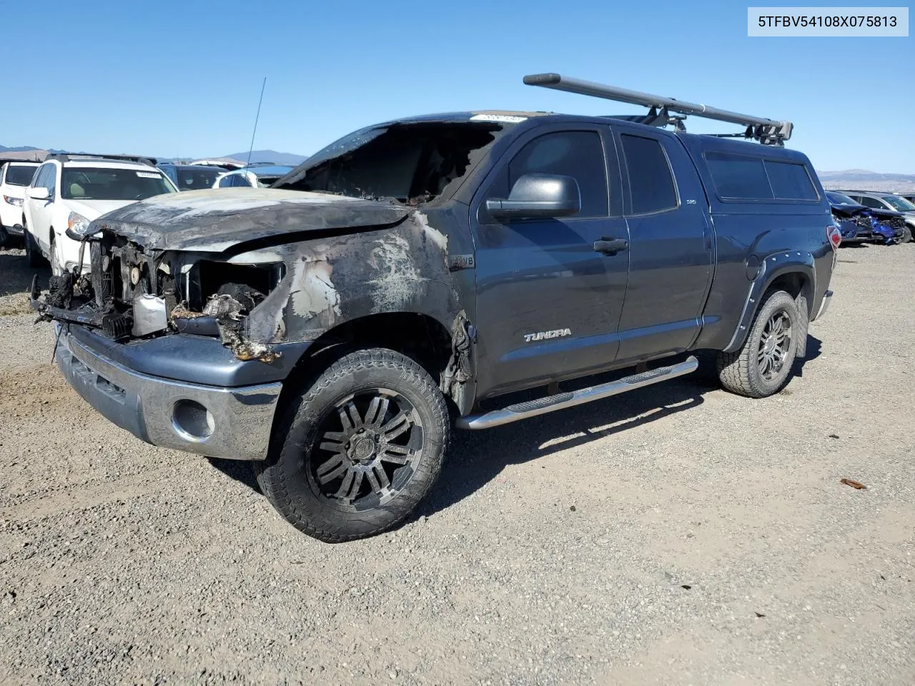 2008 Toyota Tundra Double Cab VIN: 5TFBV54108X075813 Lot: 73050134