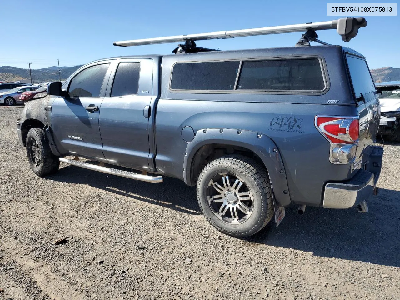 2008 Toyota Tundra Double Cab VIN: 5TFBV54108X075813 Lot: 73050134