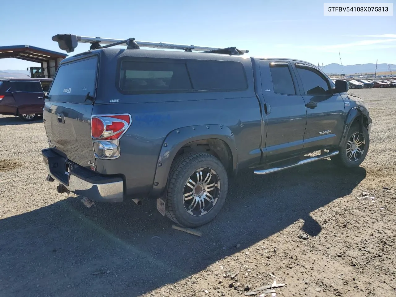 2008 Toyota Tundra Double Cab VIN: 5TFBV54108X075813 Lot: 73050134