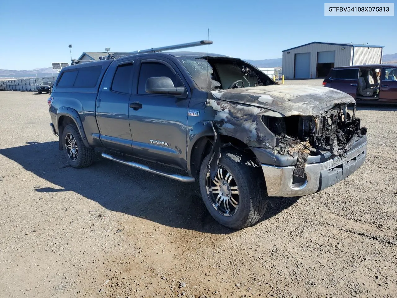 2008 Toyota Tundra Double Cab VIN: 5TFBV54108X075813 Lot: 73050134