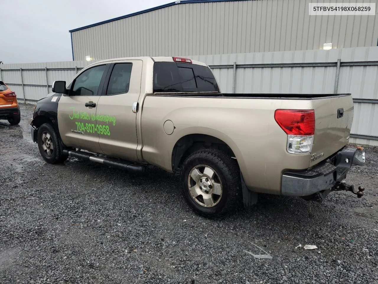 5TFBV54198X068259 2008 Toyota Tundra Double Cab