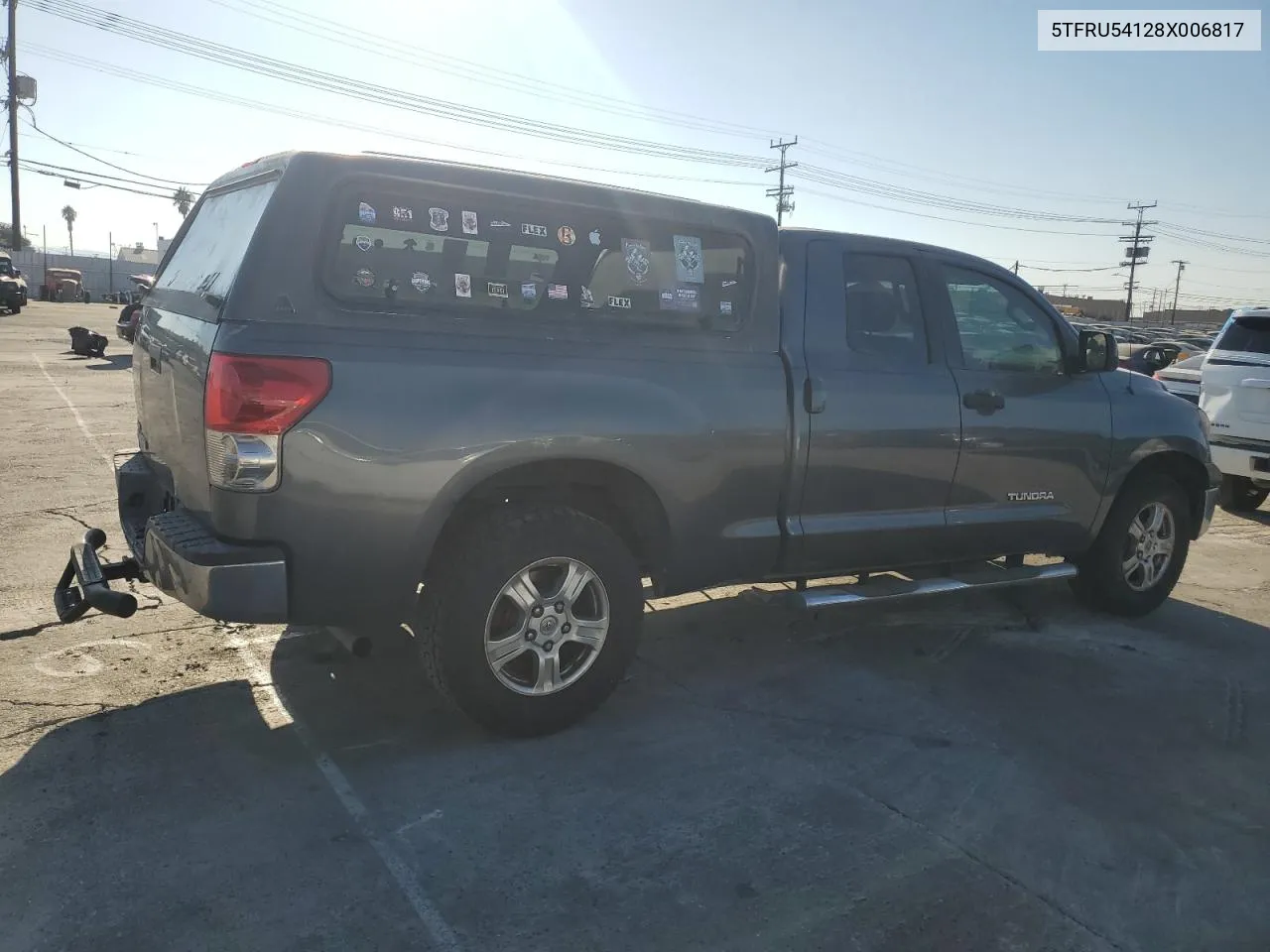 2008 Toyota Tundra Double Cab VIN: 5TFRU54128X006817 Lot: 73207434