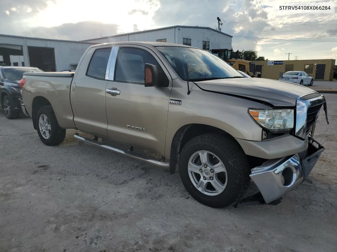 2008 Toyota Tundra Double Cab VIN: 5TFRV54108X066284 Lot: 73390794