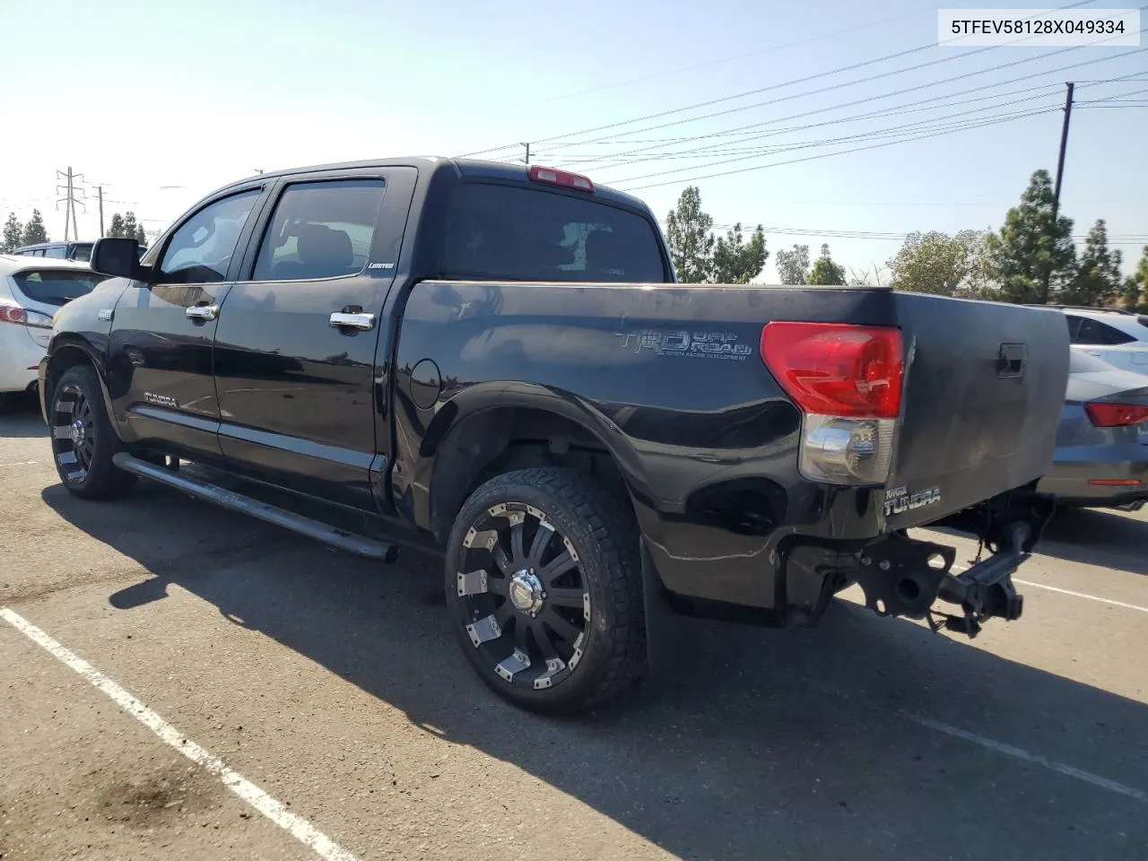 2008 Toyota Tundra Crewmax Limited VIN: 5TFEV58128X049334 Lot: 73610994