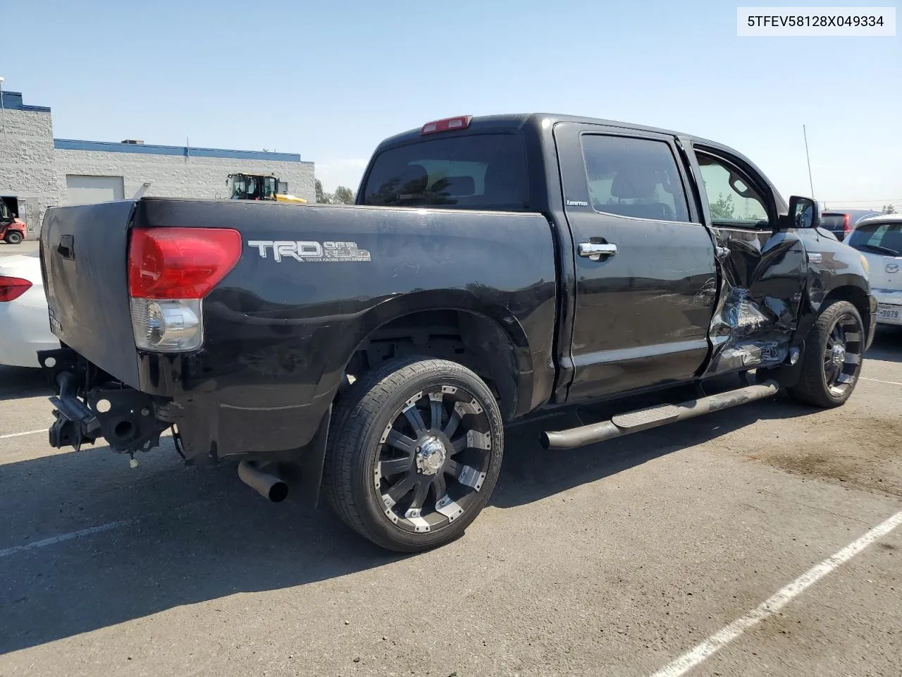 2008 Toyota Tundra Crewmax Limited VIN: 5TFEV58128X049334 Lot: 73610994