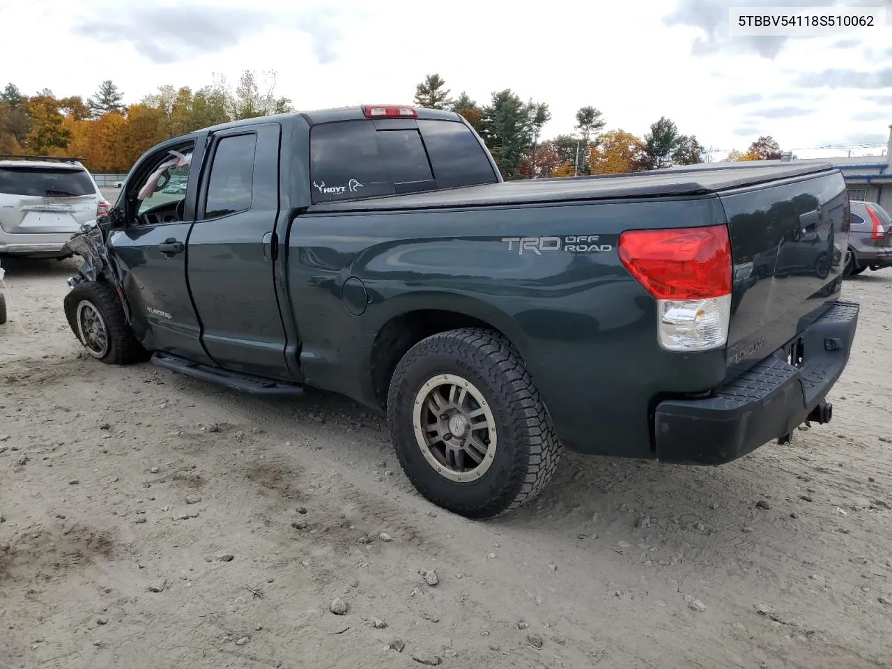 2008 Toyota Tundra Double Cab VIN: 5TBBV54118S510062 Lot: 73974544