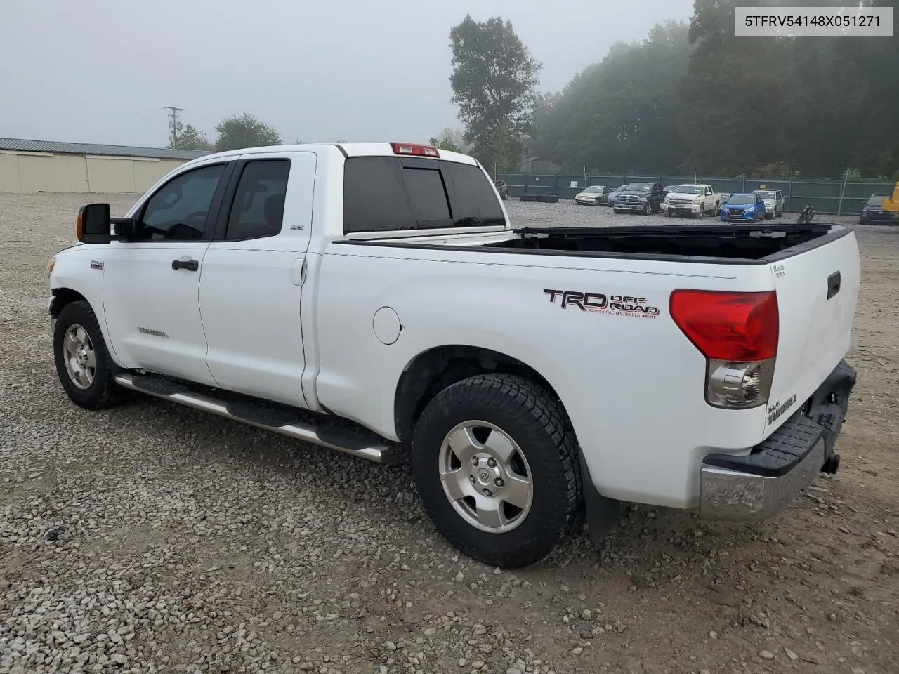 2008 Toyota Tundra Double Cab VIN: 5TFRV54148X051271 Lot: 73982704