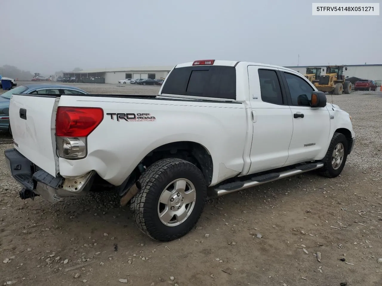 2008 Toyota Tundra Double Cab VIN: 5TFRV54148X051271 Lot: 73982704