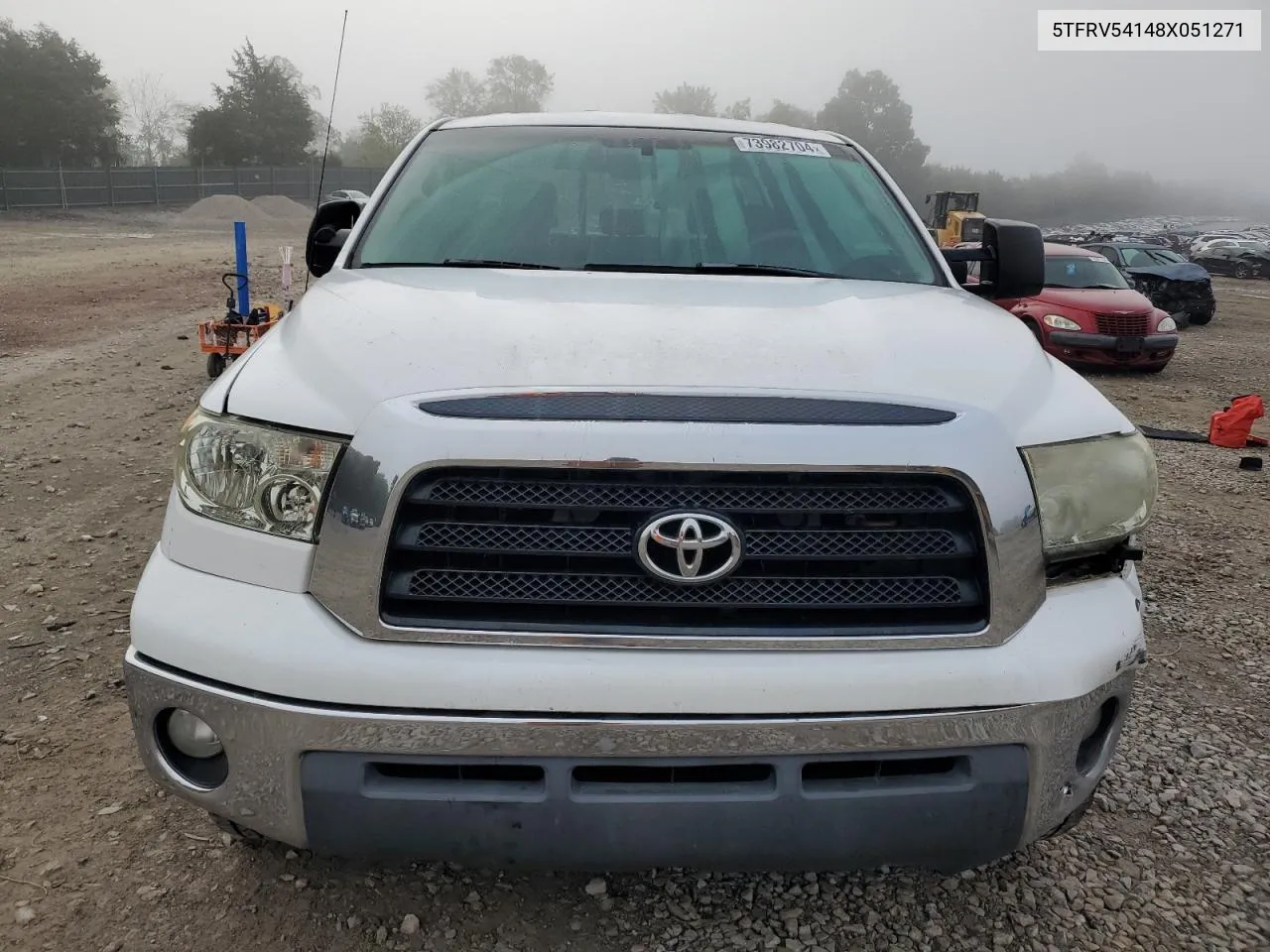 2008 Toyota Tundra Double Cab VIN: 5TFRV54148X051271 Lot: 73982704