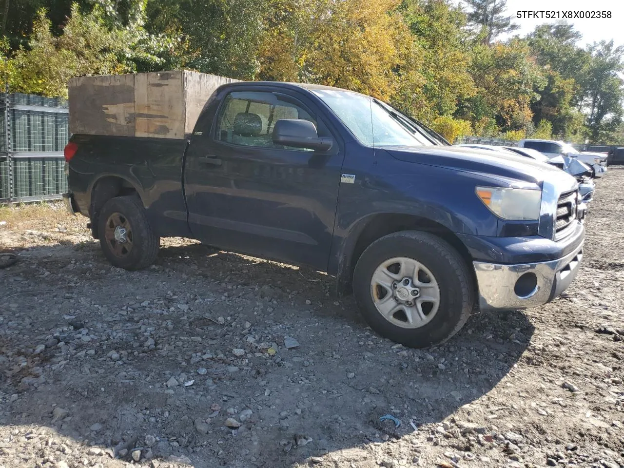 2008 Toyota Tundra VIN: 5TFKT521X8X002358 Lot: 74095464