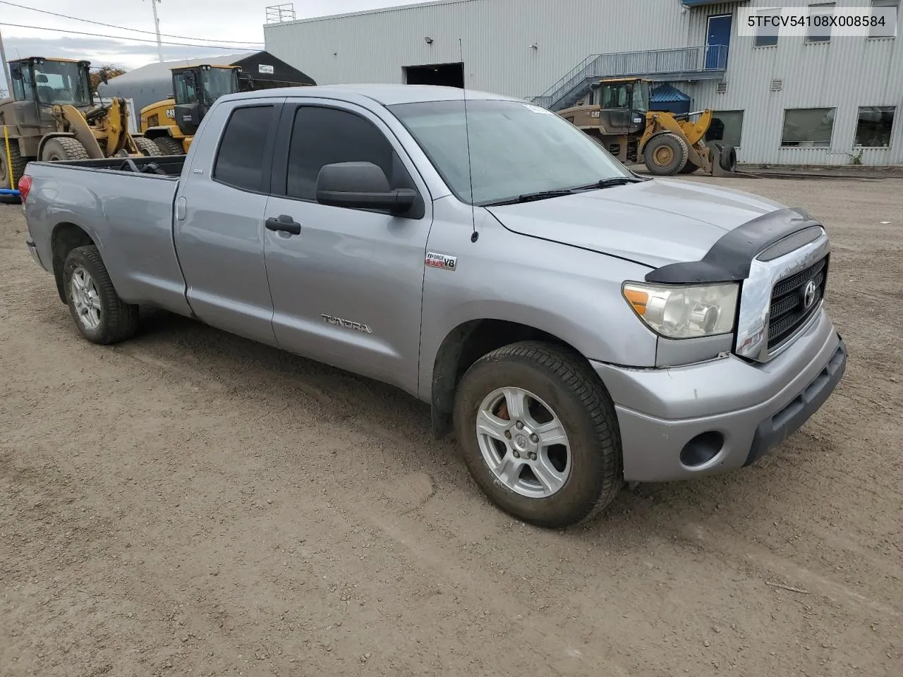 2008 Toyota Tundra Double Cab VIN: 5TFCV54108X008584 Lot: 74210194