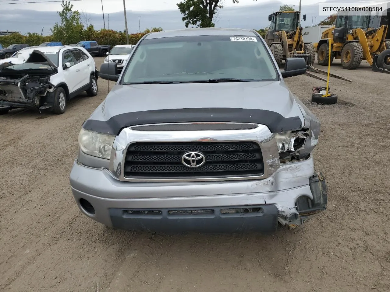 2008 Toyota Tundra Double Cab VIN: 5TFCV54108X008584 Lot: 74210194