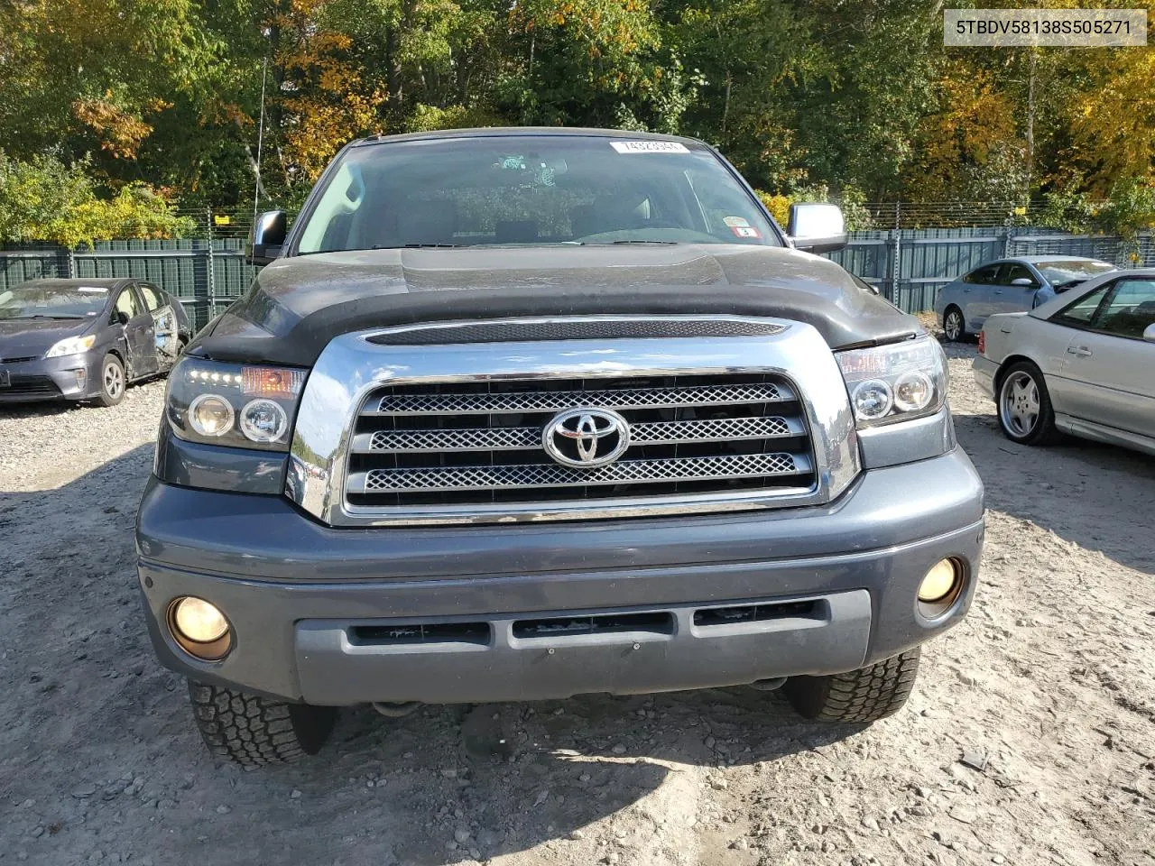 2008 Toyota Tundra Crewmax Limited VIN: 5TBDV58138S505271 Lot: 74323944