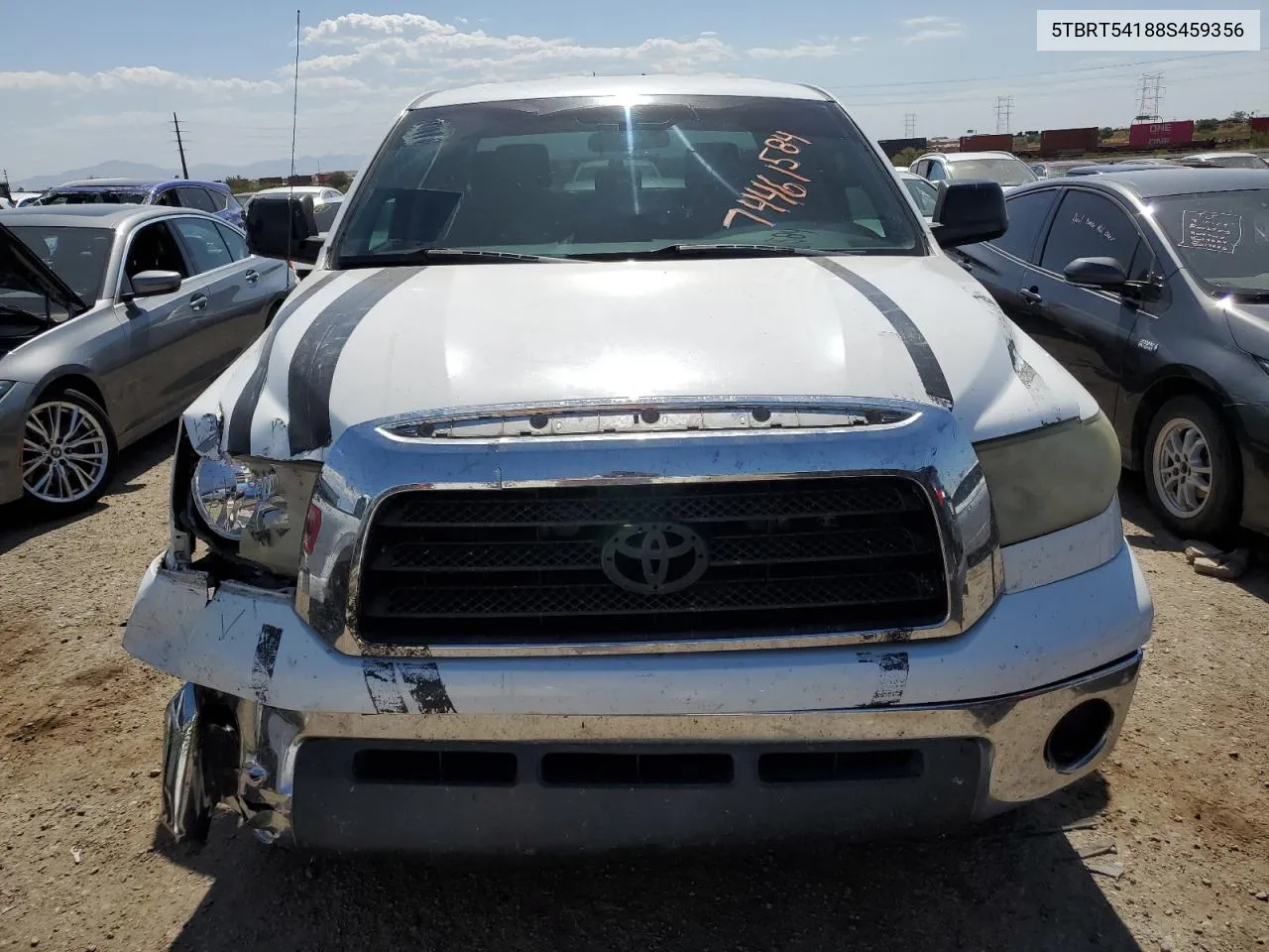 2008 Toyota Tundra Double Cab VIN: 5TBRT54188S459356 Lot: 74461584