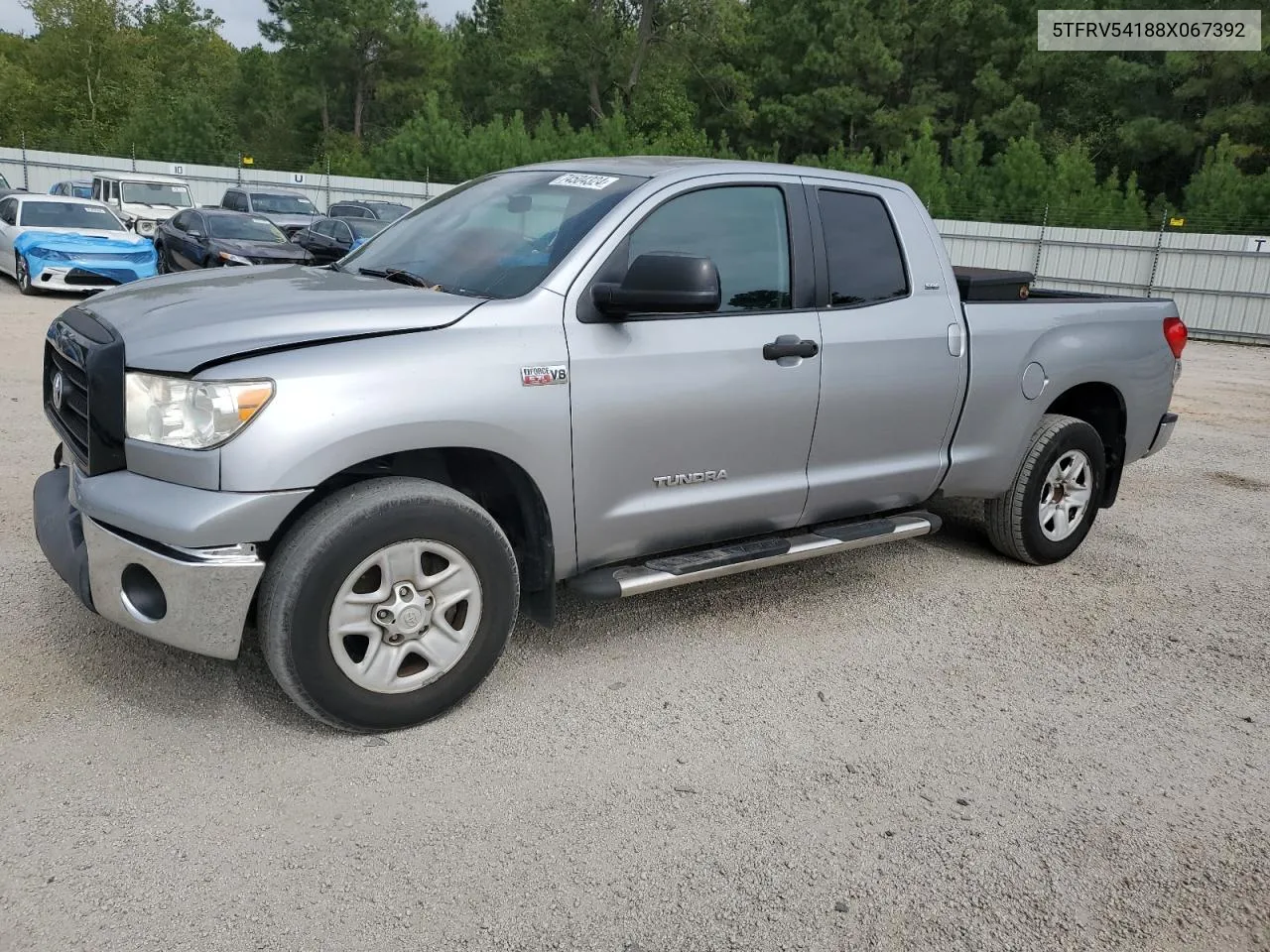 2008 Toyota Tundra Double Cab VIN: 5TFRV54188X067392 Lot: 74504324