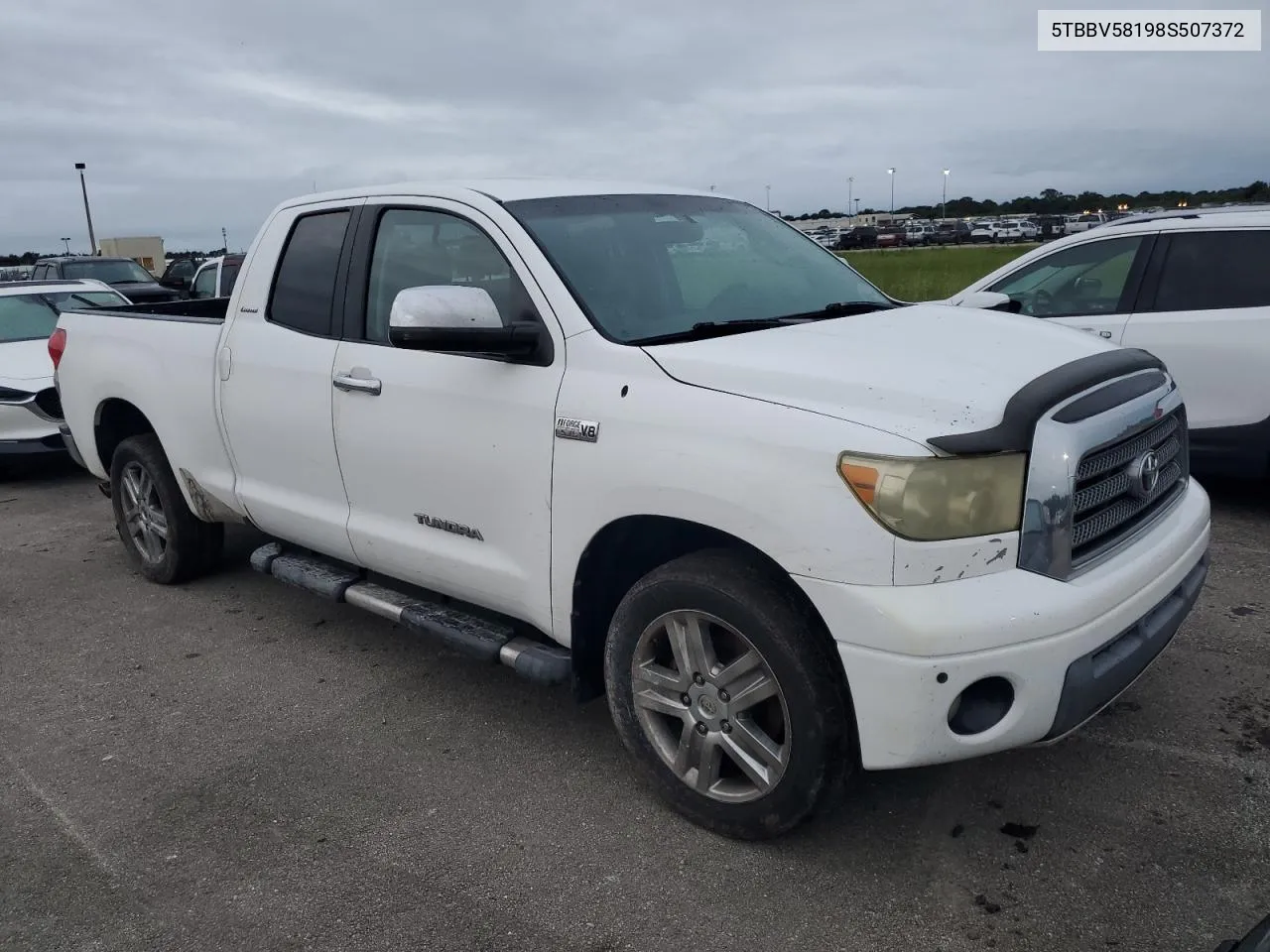 2008 Toyota Tundra Double Cab Limited VIN: 5TBBV58198S507372 Lot: 74663734