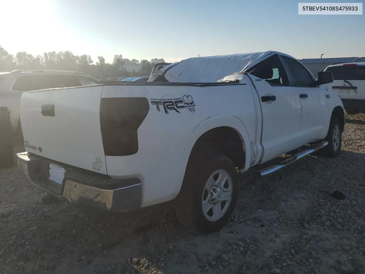 2008 Toyota Tundra Crewmax VIN: 5TBEV54108S475933 Lot: 74666404