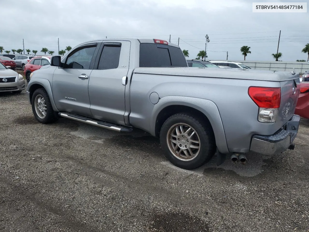 2008 Toyota Tundra Double Cab VIN: 5TBRV54148S477184 Lot: 74683434