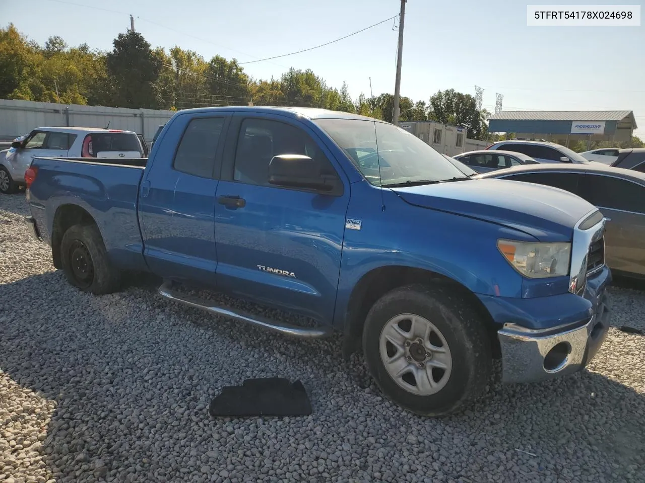 2008 Toyota Tundra Double Cab VIN: 5TFRT54178X024698 Lot: 74734244