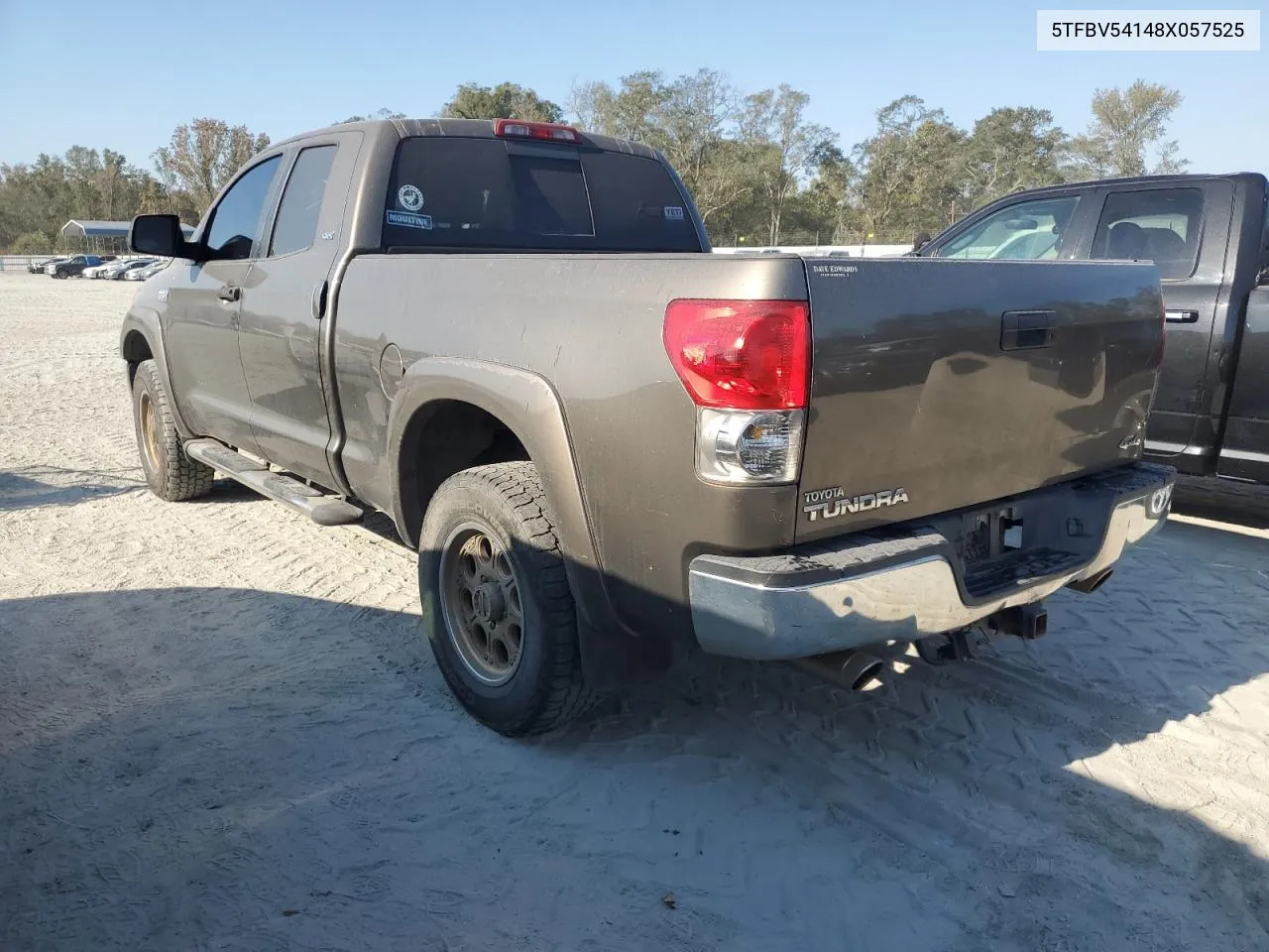 2008 Toyota Tundra Double Cab VIN: 5TFBV54148X057525 Lot: 74776754