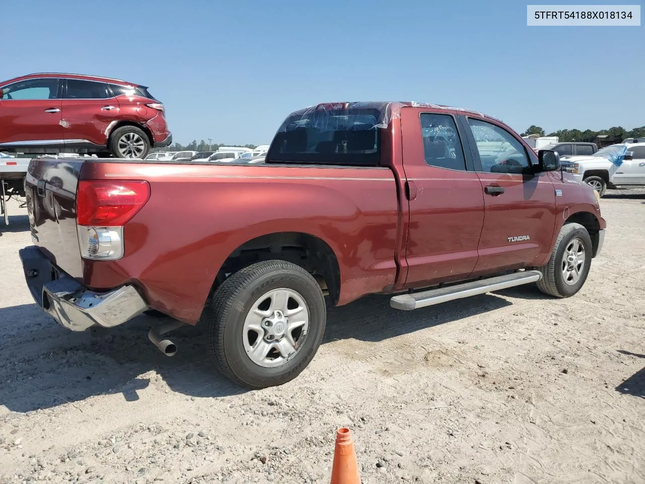 2008 Toyota Tundra Double Cab VIN: 5TFRT54188X018134 Lot: 74792134