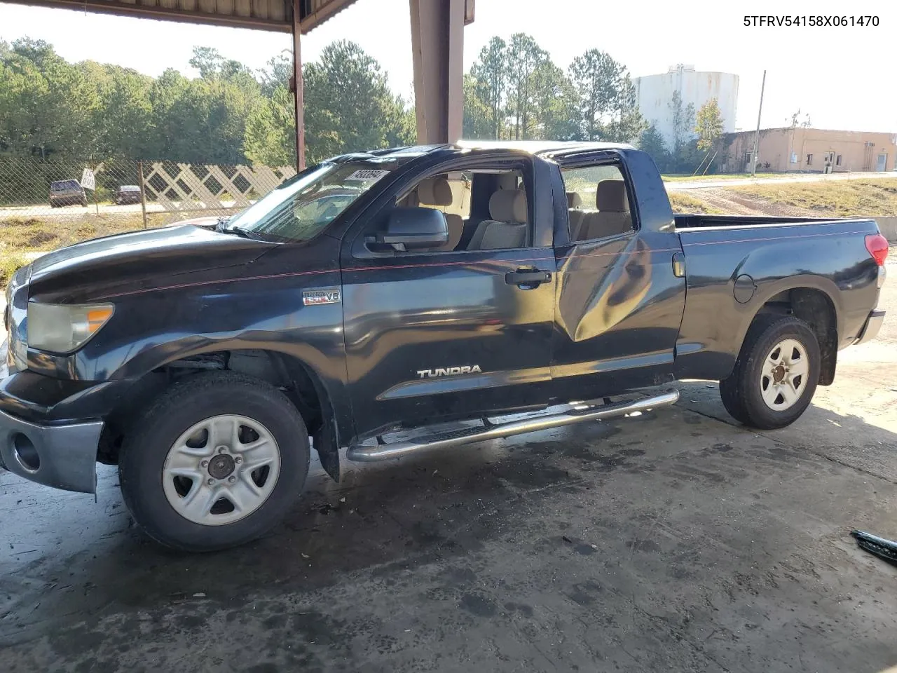 2008 Toyota Tundra Double Cab VIN: 5TFRV54158X061470 Lot: 74933694